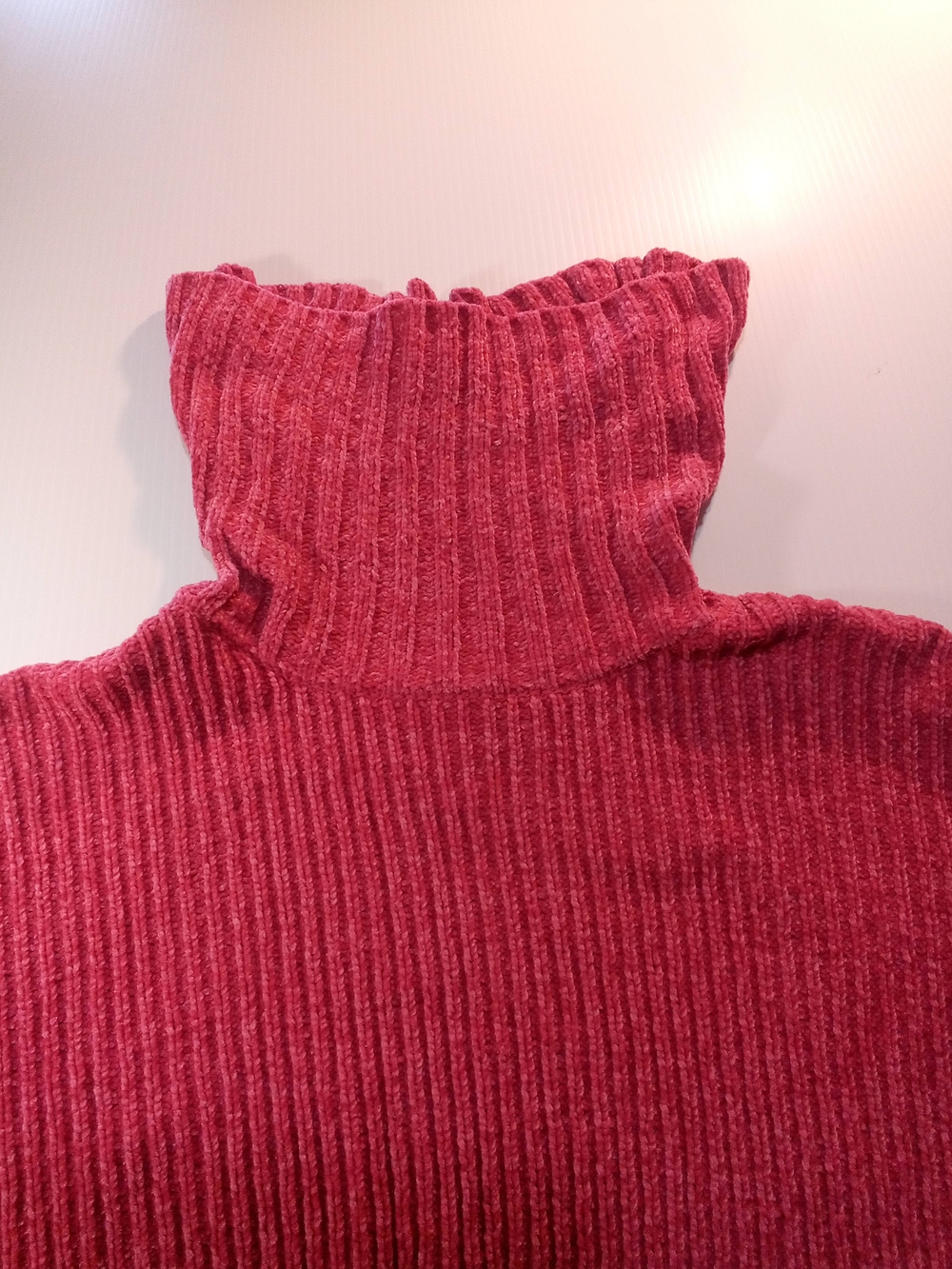 Ruby Rd. Women's Pink Polyester Knit Ribbed Turtleneck Pullover Sweater M - Picture 7 of 7
